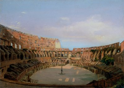 Interior of the Colosseum by Ippolito Caffi